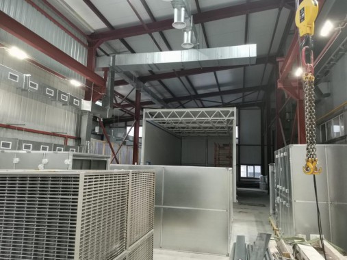 Двухсекционная покрасочно-сушильная камера SPK-SCB-16.6.5 для спецтехники, г. Миасс