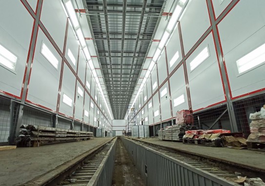 Окрасочно-сушильная камера для электровозов SPK-56.6.7., г. Улан-Удэ