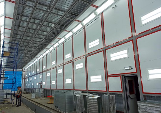 Окрасочно-сушильная камера для электровозов SPK-56.6.7., г. Улан-Удэ