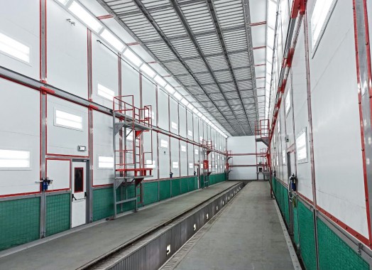 Окрасочно-сушильная камера для электровозов SPK-56.6.7., г. Улан-Удэ