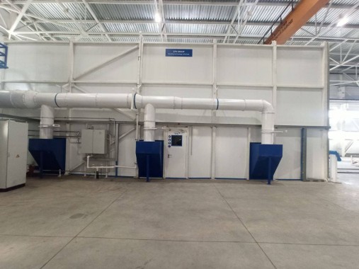 Проектирование, строительство и монтаж комплекса дробеструйной и окрасочно-сушильной камер SPK, г. Оренбург Проектирование, строительство и монтаж комплекса дробеструйной и окрасочно-сушильной камер SPK, г. Оренбург