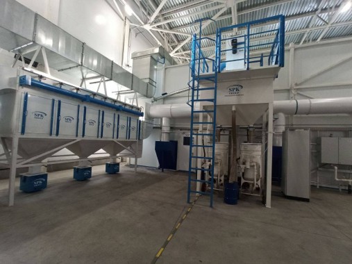 Проектирование, строительство и монтаж комплекса дробеструйной и окрасочно-сушильной камер SPK, г. Оренбург Проектирование, строительство и монтаж комплекса дробеструйной и окрасочно-сушильной камер SPK, г. Оренбург