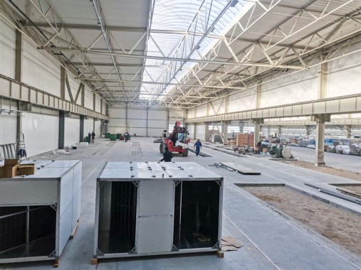 Линия подготовки и окраски кузовов и рам самосвалов, г. Калининград