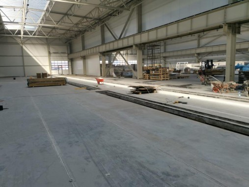 Линия подготовки и окраски кузовов и рам самосвалов, г. Калининград