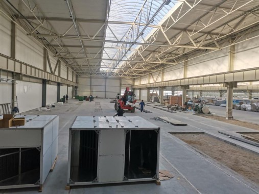 Линия подготовки и окраски кузовов и рам самосвалов, г. Калининград