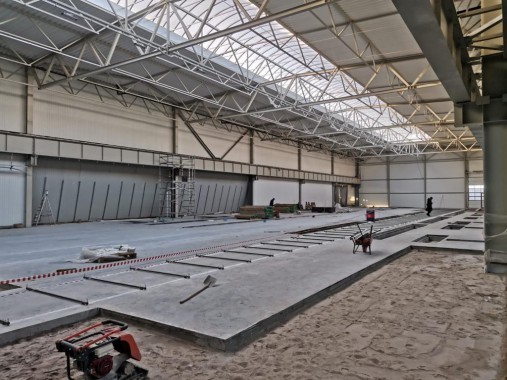 Линия подготовки и окраски кузовов и рам самосвалов, г. Калининград