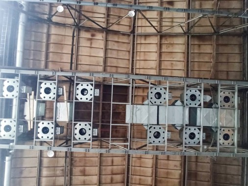 Зона открытой окраски SPK-OPSS-18.21.7 и дробеструйная камера SPK-SBB-15.5, г. Омск