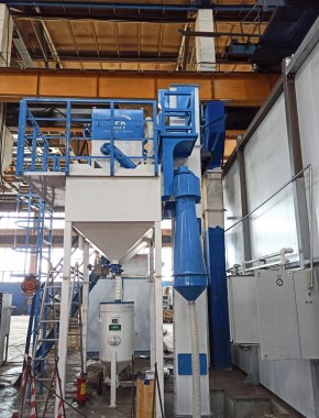 Зона открытой окраски SPK-OPSS-18.21.7 и дробеструйная камера SPK-SBB-15.5, г. Омск