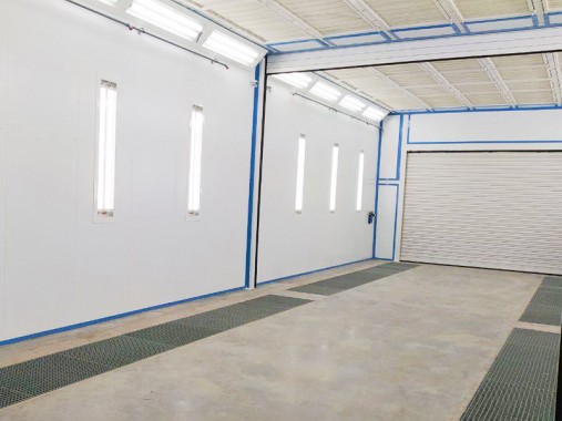 Дробеструйная и окрасочно-сушильная камеры SPK для трубопроводов, г. Курск Дробеструйная и окрасочно-сушильная камеры SPK для трубопроводов, г. Курск