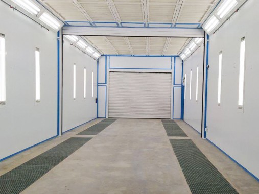 Дробеструйная и окрасочно-сушильная камеры SPK для трубопроводов, г. Курск Дробеструйная и окрасочно-сушильная камеры SPK для трубопроводов, г. Курск