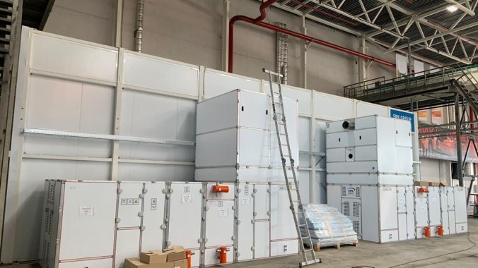 Камера окраски и сушки для автомобильных агрегатов SPK-15.6.4