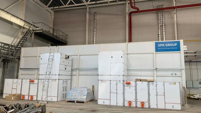 Камера окраски и сушки для автомобильных агрегатов SPK-15.6.4