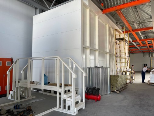 Покрасочный комплекс SPK: окрасочно-сушильные и дробеструйные камеры, г. Н. Новгород Покрасочный комплекс SPK: окрасочно-сушильные и дробеструйные камеры, г. Н. Новгород