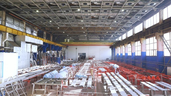 Зона открытой окраски SPK-OPSS-18.21.7 и дробеструйная камера SPK-SBB-15.5, г. Омск