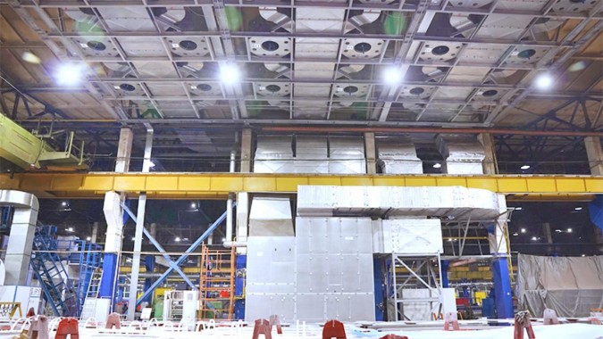 Зона открытой окраски SPK-OPSS-18.21.7 и дробеструйная камера SPK-SBB-15.5, г. Омск