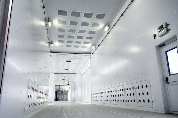 Линия подготовки и окраски кузовов и рам самосвалов, г. Калининград