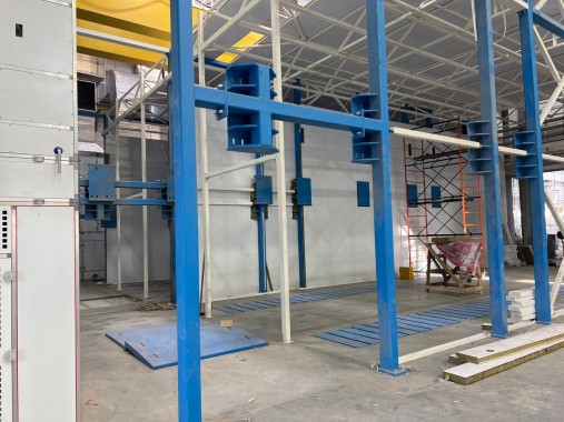 Окрасочно-сушильный комплекс SPK для спецтехники в г. Курган