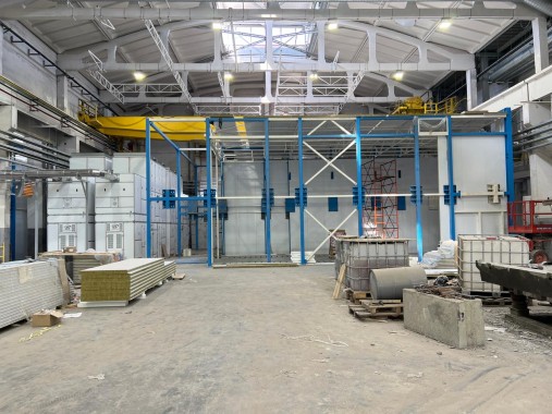 Окрасочно-сушильный комплекс SPK для спецтехники в г. Курган