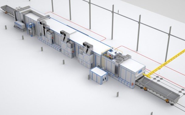 Линия подготовки и роботизированной окраски с/х техники SPK