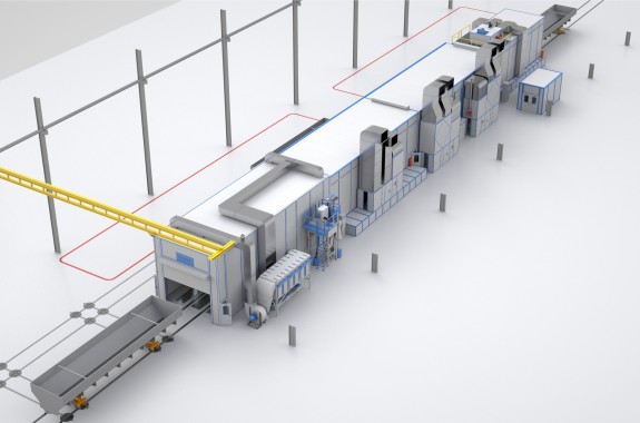 Линия подготовки и роботизированной окраски с/х техники SPK