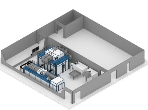 Автоматическая линия SPK для окраски деталей Автоматическая линия SPK для окраски деталей