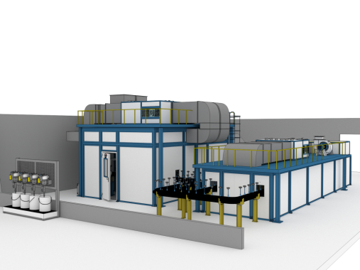 Автоматическая линия SPK для окраски деталей Автоматическая линия SPK для окраски деталей