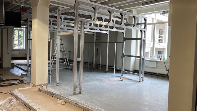 Окрасочно-сушильная камера телескопического типа SPK-SCB(Fx)-7.4.4 для художественно-производственных мастерских, г. Москва Окрасочно-сушильная камера телескопического типа SPK-SCB(Fx)-7.4.4 для художественно-производственных мастерских, г. Москва