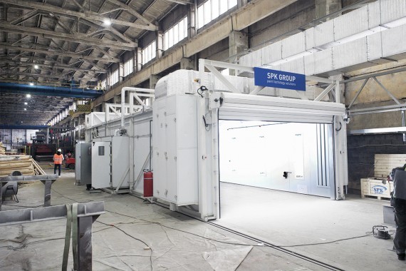 Мобильная окрасочно-сушильная камера SPK-SCB(M) - 14.5.3, г. Н. Новгород