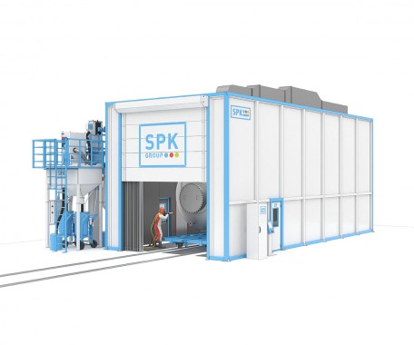 Дробеструйная камера SPK-SBB-14.6.6 для цистерн Дробеструйная камера SPK-SBB-14.6.6 для цистерн