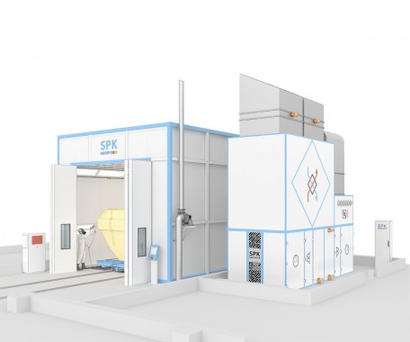 Окрасочно-сушильная камера SРК-SCB-10.6.5