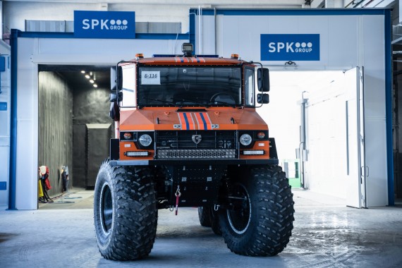 Окрасочно-сушильный комплекс SPK для спецтехники в г. Курган