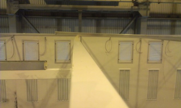 Окрасочно-сушильная камера для поездов депо Балахонцы "УралКалий" г. Березники Окрасочно-сушильная камера для поездов депо Балахонцы "УралКалий" г. Березники