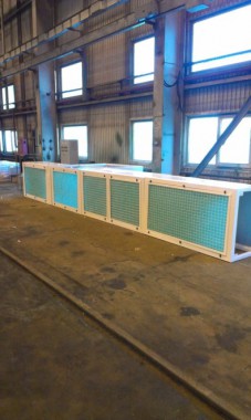 Окрасочно-сушильная камера для поездов депо Балахонцы "УралКалий" г. Березники Окрасочно-сушильная камера для поездов депо Балахонцы "УралКалий" г. Березники