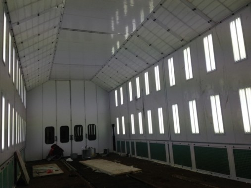 Окрасочно-сушильная камера для поездов депо Балахонцы "УралКалий" г. Березники Окрасочно-сушильная камера для поездов депо Балахонцы "УралКалий" г. Березники