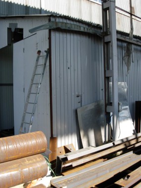 Уличная окрасочная камера для металлоконструкций SPK