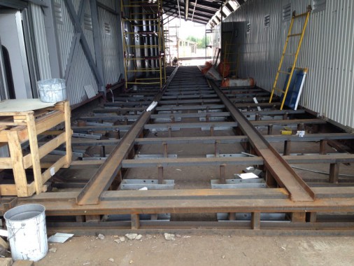 Уличная окрасочная камера для металлоконструкций SPK