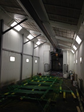 Уличная окрасочная камера для металлоконструкций SPK