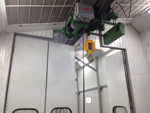 Строительство окрасочной камеры для металлоконструкций уличного исполнения SPK-Россия