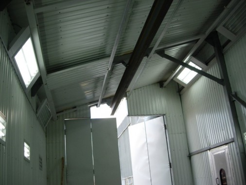 Строительство окрасочной камеры для металлоконструкций уличного исполнения SPK-Россия