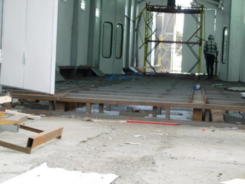 Строительство окрасочной камеры для металлоконструкций уличного исполнения SPK-Россия