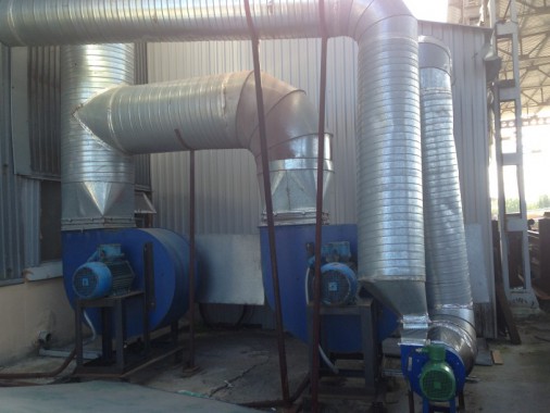 Строительство окрасочной камеры для металлоконструкций уличного исполнения SPK-Россия