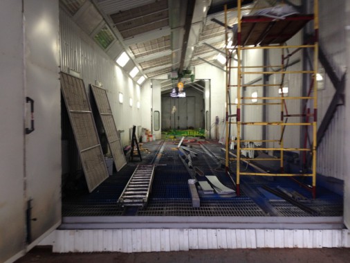 Строительство окрасочной камеры для металлоконструкций уличного исполнения SPK-Россия