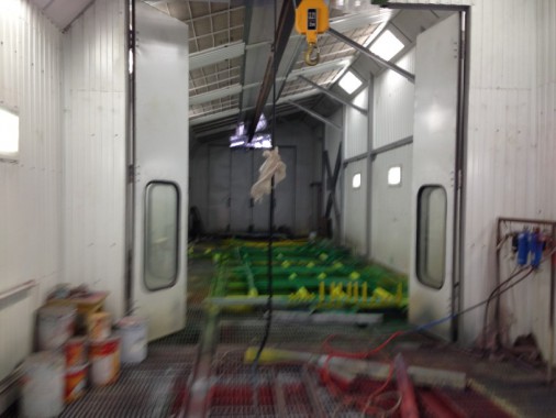 Строительство окрасочной камеры для металлоконструкций уличного исполнения SPK-Россия