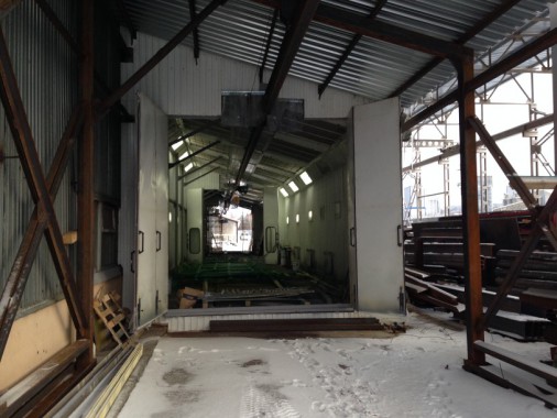 Строительство окрасочной камеры для металлоконструкций уличного исполнения SPK-Россия