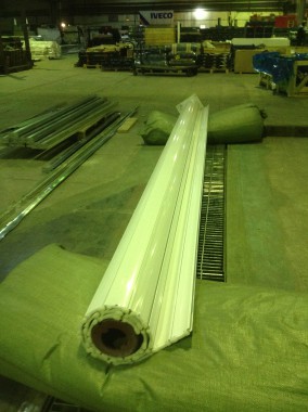 Строительство окрасочно-сушильной камеры для грузовых автомобилей ИВЕКО г Миаcс