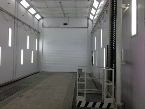 Строительство окрасочно-сушильной камеры для грузовых автомобилей ИВЕКО г Миаcс