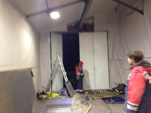 Строительство обитаемой дробеструйной камеры в уличном исполнении SPK-15 DB Россия