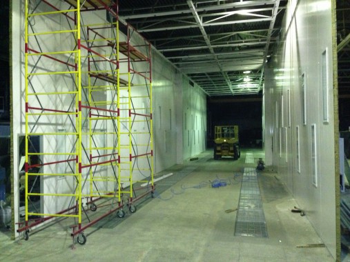 Окрасочно-сушильная камера для грузовых автомобилей ИВЕКО г. Миасс Окрасочно-сушильная камера для грузовых автомобилей ИВЕКО г. Миасс