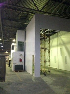 Окрасочно-сушильная камера для грузовых автомобилей ИВЕКО г. Миасс Окрасочно-сушильная камера для грузовых автомобилей ИВЕКО г. Миасс