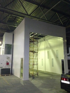 Окрасочно-сушильная камера для грузовых автомобилей ИВЕКО г. Миасс Окрасочно-сушильная камера для грузовых автомобилей ИВЕКО г. Миасс